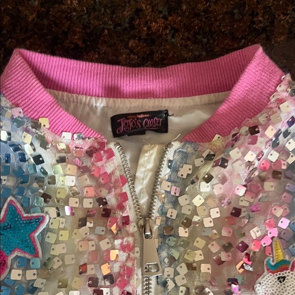 Sequin Unicorn and Music Note Jacket - Picture 3 of 4
